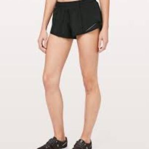 Lululemon Black Hottie Hot Shorts